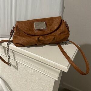 Nine West Brown Crossbody Bag with Chain Strap